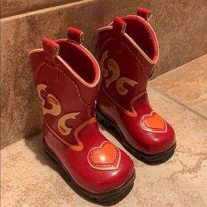 Kids Cowboy Rain Boots